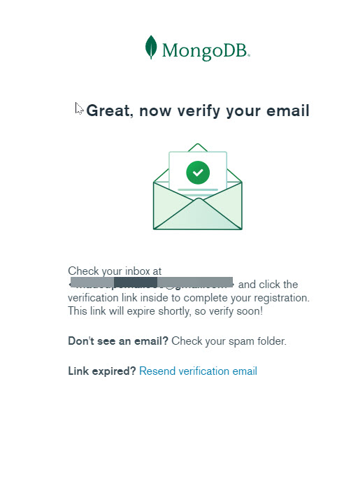 verify your email